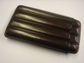 Churchill 4 Finger Brown Leather Cigar Case (507)